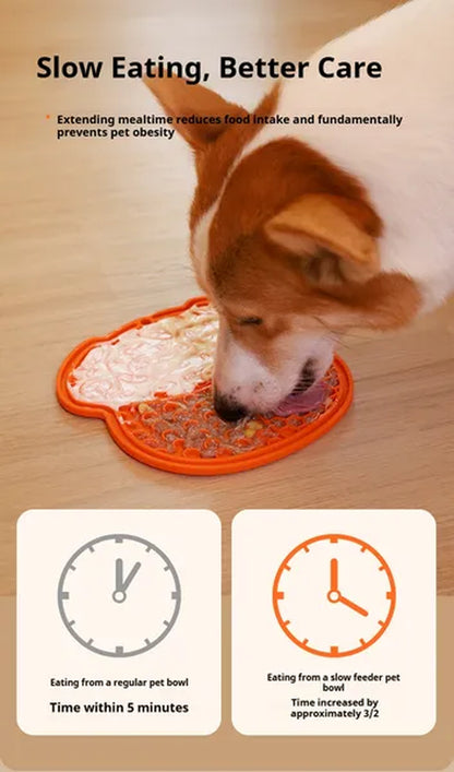 PetNex™ Slow Feeder Lick Mat | Suction Cup Enrichment Mat